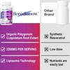 Herodianow Liposomal Resveratrol With Tmg Supplement 2200 Mg, Trans-Resveratrol & Trimethylglycine - Aging, Immune System,Vegan