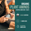 Plant Aminos Organic Essential Amino Acids (Eaas) & Bcaa - 100% Plant-Based Raw, Vegan - All 9 Amino Acids With 18 Total Amino