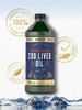 Carlyle Norwegian Cod Liver Oil | 16Oz | Pack Of 3 Bottles | Liquid Unflavored Fish Oil Supplement | Non-Gmo, Gluten Free