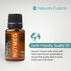 Nature's Fusions Nutmeg, 100% Pure and  Essential Oils, Undiluted, Therapeutic Grade for Aromatherapy and Topical Use, .5 Fl Oz (Pack of 1) (15 mL)