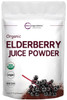 Micro Ingredients Organic European Black Elderberry Juice Powder, 4 Ounce, Cold Pressed, Flash Pasteurized for , Supports Immune System, Energy and Vascular Health, No GMOs, Vegan Friendly