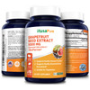 NusaPure Grape Extract 5000 mg per Capsule (Extract 10:1) with Bioperine 150 Veggie caps Vegan Non-GMO