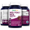 NusaPure Red Yeast Rice 1800mg 180 Veggie Capsules (Non-GMO, )