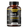 Black Seed Oil Capsules 100% Cold Pressed - Immune Support, Detox Aid, Inflammation Relief, Skin, Hair & Joint Health - Organic Black Cumin Seed, High Potency Nigella Sativa (90 Softgel Capsules)