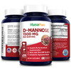 NusaPure D-Mannose 1500 mg  - 200 Vegetarian Capsules (Organic, Non-GMO & Gluten-Free)