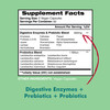 Digestive Enzymes Plus Probiotics & Prebiotics, 120 Veggie Capsules, For Digestion With Amylase, Bromelain, Papain, Lipase, Lactase, Protease, Papain, Cellulase, Vegan & , 2 Month Supply