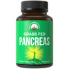 Grass Fed Pancreas Support Supplement from Beef Organs for Digestive, Gut, Pancreatic, Glandular Health. With Multi Enzymes: Lipase, Protease, Trypsin, Amylase. Lactose Free, Non GMO Capsules