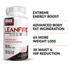 Force Factor LeanFire with Next-Gen SLIMVANCE Advanced Thermogenic Fat Burner for Weight Loss with B Vitamins and Capsimax to Boost Metabolism, Increase Energy, and Enhance Focus, 60 Capsules