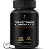 HUMANX Turkesterone & Tongkat Ali 900mg - Supports Energy, Stamina, and Muscle Recovery and Growth - Turkesterone Supplement - Tongkat Ali Supplement - Long Jack Extract (Eurycoma Longifolia)