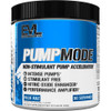 EVL PumpMode Nitric Oxide Supplement - Nitric Oxide Booster Pump Pre Workout Powder with Glycerol and  for Muscle Recovery Growth and Endurance - Stim Free Pre Workout Drink (Blue Raz)