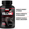 Force Factor Volcano Pre Workout Nitric Oxide Booster Supplement for Men with Creatine and L-Citrulline to Boost Nitric Oxide and Energy, Help Build Muscle, Better Pump and Workout, 120 Capsules