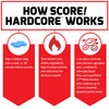 Score! Hardcore Nitric Oxide Booster Supplement for Men with L-Citrulline, Yohimbe, Black Maca, and B Vitamins to Boost Nitric Oxide, Increase Stamina, and Maximize Physical Performance, 120 Tablets