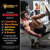 Gorilla Mode Pre Workout - Massive  · Laser Focus · Energy · Power - L-Citrulline, Creatine, GlycerPump, L-Tyrosine, Agmatine, Kanna, N-Phenethyl Dimethylamine Citrate - 617 Grams (Tigers )