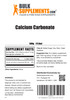BulkSupplements Calcium Carbonate Powder - Calcium Supplements for Bone Health - Unflavored - 1250mg (500mg of Calcium) , 400 Servings (500 Grams - 1.1 lbs)