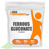 BulkSupplements Ferrous Gluconate Powder - Iron Supplement - Iron Supplement for Women - Iron Supplements for Men - Ferrous Gluconate Supplement (100 Grams - 3.5 oz)