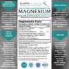 (120 Capsules), 2,253mg , Providing 420mg Elemental Magnesium, L-Threonate, Bisglycinate Chelate, Malate, for Brain, Sleep, , Cramps, Headaches, Energy, Heart, from Kappa Nutrition.