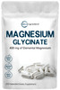 Magnesium Glycinate 400mg with Vitamin C - 200 Capsules, Elemental Magnesium 400mg Supplement, 100% Chelated, Support Healthy Muscle, Bones & Mood