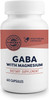 Vimergy GABA with Magnesium, 60 Servings  Natural Calm & Relaxation Support Capsules  Supports Stress Response & Brain Health - Non-GMO, Gluten-Free, Kosher, Soy-Free, Vegan, Paleo Friendly