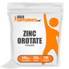 BulkSupplements Zinc Orotate Powder - Zinc Supplement for Immune & Skin Support - , Soy Free - 340mg (50mg of Zinc)  (250 Grams - 8.8 oz)