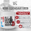 5% Nutrition Rich Piana AllDayYouMay BCAA Powder | Premium Intra & Post Workout Amino s, EAA, Electrolytes | Hydration, Endurance, Recovery | Vegan & Keto | 15.3 oz, 30 Srvgs (Lemon Lime)