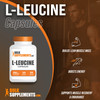 BulkSupplements L-Leucine Capsules - Leucine Supplements for Muscle Endurance, BCAA Supplement - Unflavored Capsules - 1 Capsule  - 4-Month Supply (120 Capsules)