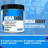 Evlution EVL BCAAs Amino s Powder - BCAA Powder Post Workout Recovery Drink and Stim Free Pre Workout Energy Drink Powder - 5g Branched Chain Amino s Supplement for Men - Blue Raz
