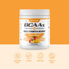 Snap BCAA Powder Essential Amino Supplement with Nitric Oxide Booster - Pre Workout Powder, Recovery Supplements Post Workout, Muscle Strength, BCAA for Women & Men (30 Servings) (Peach Mango)