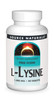 Source s L-Lysine 1000 mg Free Form - Amino  Supplement Supports Energy Formation & Collagen - 50 Tablets