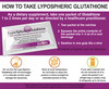 LivOn Laboratories LypoSpheric Glutathione - 30 Packets  450 mg Glutathione Per Packet  Liposome Encapsulated for Improved Absorption  Professionally Formulated, 100% NonGMO