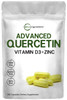 Micro Ingredients Quercetin 1000mg with Zinc 50mg and Vitamin D3 5000 IU, 180 Capsules, Zinc Quercetin with Vitamin D, Immune Support, 3 in 1 Formula, Non-GMO, No Gluten