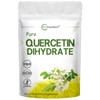 Pure Quercetin Dihydrate Powder, Quercetin 500mg , 100 Grams, Most Bioavailable Grade and Filler Free, Powerful Antioxidant Supports Energy, Immune System , No GMOs and Vegan