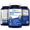 NusaPure Nicotinamide with Resveratrol (Vitamin B-3) 500 mg - 180 Vegetarian Caps (Non-GMO & Gluten-Free)