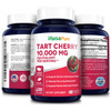 NusaPure Tart Cherry 10,000mg - 200 Veggie Caps (Vegan, Non-GMO & Gluten-Free) ly Occurring Anthocyanins*