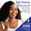 We Like Vitamins Alpha Lipoic  600mg  - 100 Easy to Swallow Capsules - Alpha Lipoic  Capsules Helps Support Joint Health and Antioxidant Health Along with Free Radical Protection