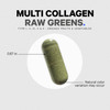 Codeage Multi Collagen Protein + Organic Raw Greens Superfood Capsules Supplement, 21 s & Veggies, Grass-Fed Hydrolyzed Collagen Peptides, 5 Types All-in-One, 180 Count
