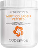 Codeage Multi Collagen Protein Capsules & Multi Collagen Protein Powder Bundle | Multi Collagen Pills, Collagen Types I, II, II, V & X, 90 Count | Multi Collagen Peptides - Pure, Hydrolyzed, 20 oz
