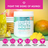 SkinnyFit Super Youth Multi-Collagen Peptides Plus Apple Cider Vinegar, Hyaluronic Acid, & Vitamin C Peach Mango Flavor, Hair, Skin, Nail & Joint Support, Immunity, Healthy Metabolism, 28 Servings