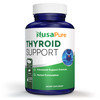NusaPure Premium Thyroid Support Supplement (Non-GMO) 120 caps for with Ashwaganda, Iodine, Zinc, kelp, Vitamin B12, L-Tyrosine, Selenium, Copper .
