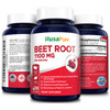 Beet Root 1100 mg 200 Veggie caps (Vegan, Non-GMO & , Made with Organic Beet Root Powder)