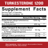 5% Nutrition Turkesterone 1200 mg + 200mg Ecdysterone | Max Purity & Absorption | Complexed with Astragin, Cyclodextrin & Naringin | 120 Capsules (1 Month Supply)