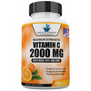 Vitamin C 2000mg with Zinc 40mg  and Rose Hips Extract, Immune Support for , Immune Booster, Vegan Non GMO, No Filler, No Stearate, 120 Vegan Capsules, 60 Day Supply
