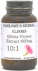 Barlowe's Herbal Elixirs Albizia Julibrissin Flower 10:1 Extract - 60 600mg VegiCaps - Stearate Free, Glass Bottle!