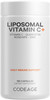 Codeage Liposomal Vitamin C 1500mg with Zinc, Elderberry, Citrus Bioflavonoids Grape, Lemon, Orange Powder, Quercetin & Rose Hips   Vegan Supplement - Non-GMO, Vegan Pills, 180 Capsules