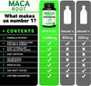 Maca Root Capsules 15,000mg for Men & Women - 10x Concentrated Extract Equivalent - [Maximum Strength] - Zero Fillers - Third Party Tested - Vegan - Gluten Free & Non-GMO - USA Made - 60 Capsules