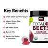 Force Factor Total Beets Organic Beetroot Powder, Beet Root Powder Superfood to Boost Daily Nutrition, USDA Organic, Vegan, Gluten-Free, and Non-GMO Beet Supplement, Unflavored, 90 Servings