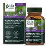 Gaia Herbs Adrenal Health Nightly Restore - Herbal Supplement with Ashwagan, Magnolia Bark, Cordyceps, Lemon Balm, and More - 60 Vegan Liquid Phyto-Capsules (30 Servings)