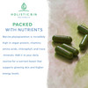 Holistic Bin Marine Phytoplankton Capsules ly Grown in Nordic Seawater | Vegan Omega 3 Supplement | Rich in Amino s, Chlorophyll, Vitamins, & Trace Minerals