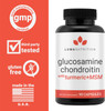 Luma Nutrition Glucosamine Chondroitin MSM - Turmeric, Boswellia - Premium Supplement - for Men and Women - Joint Supplement - 90 Capsules