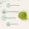 Moringa Powder Organic (Moringa Oleifera Leaf Powder), 2 Pounds, Rich in Antioxidants and Immune Vitamin, Great Superfoods for Moringa Tea, Moringa Drink, Moringa Powder for Hair, India Grown, Vegan