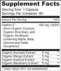 NATURELO Vitamin E - 180 mg (300 IU) of  Mixed Tocopherols from Organic  Foods - Supplement for Healthy Skin, Hair, Nails, Immune & Eye Health - Non-GMO, Soy Free - 90 Vegan Capsules